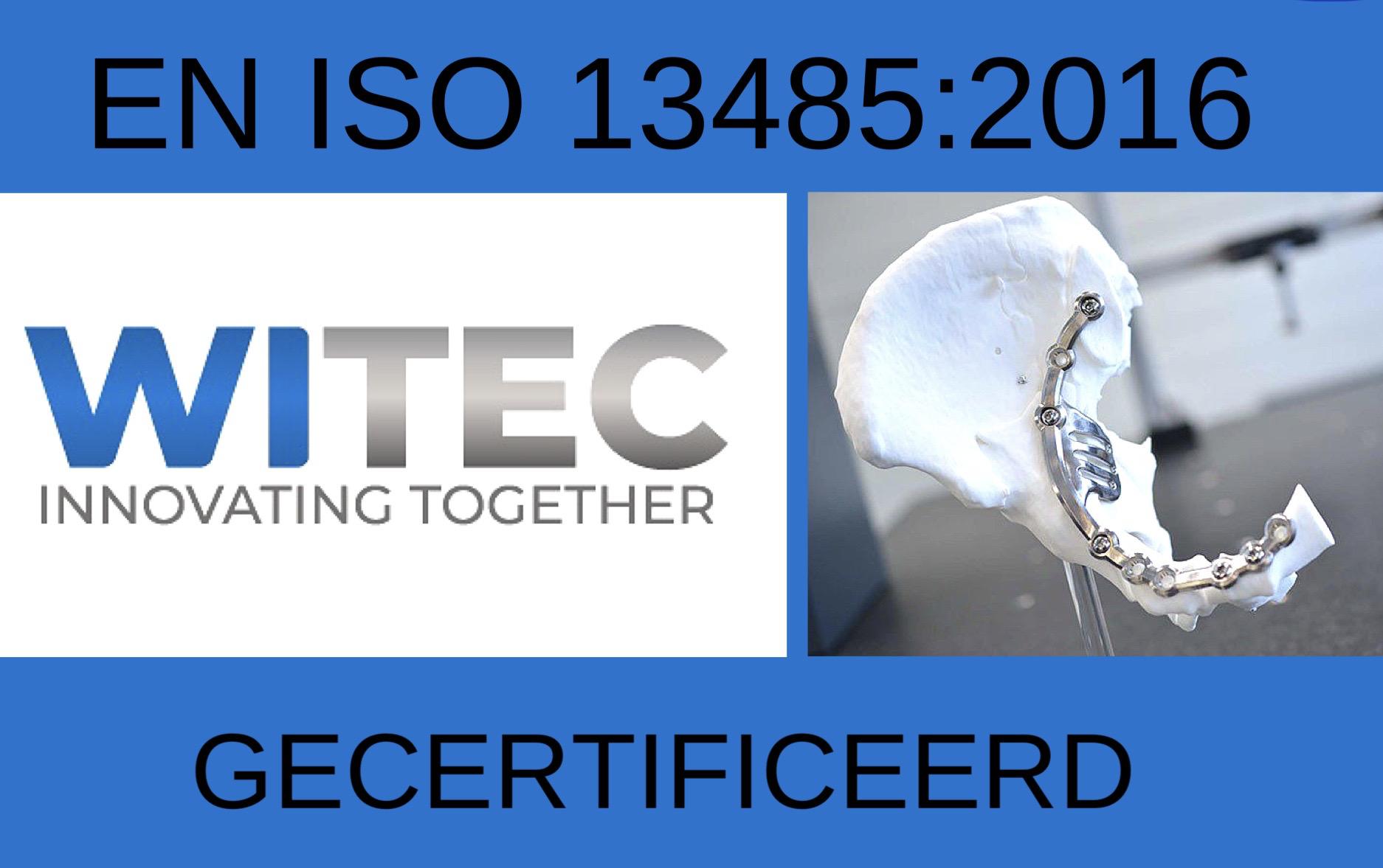 logo witec met iso certificering