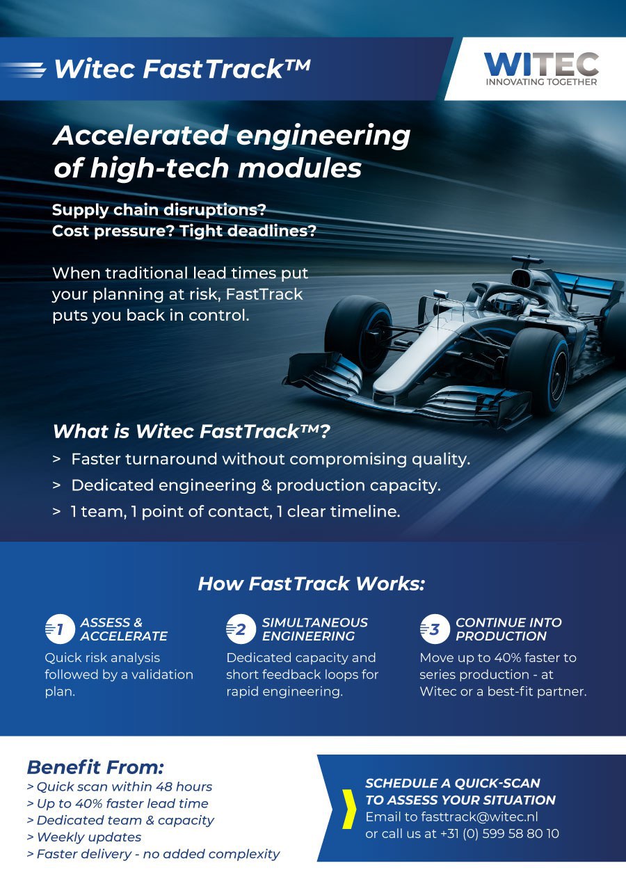 Witec FastTrack salessheet